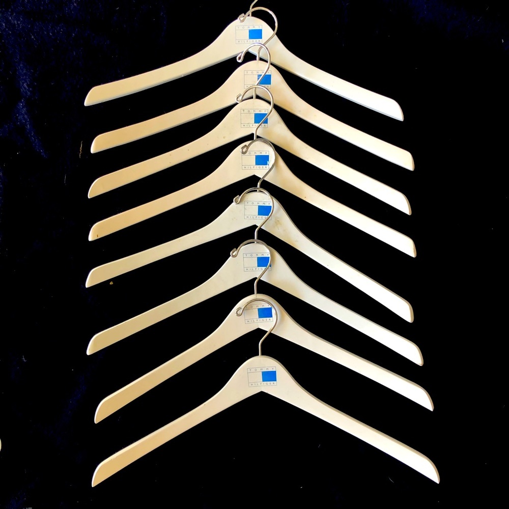 Rare- Tommy Hilfiger Wood Hangers